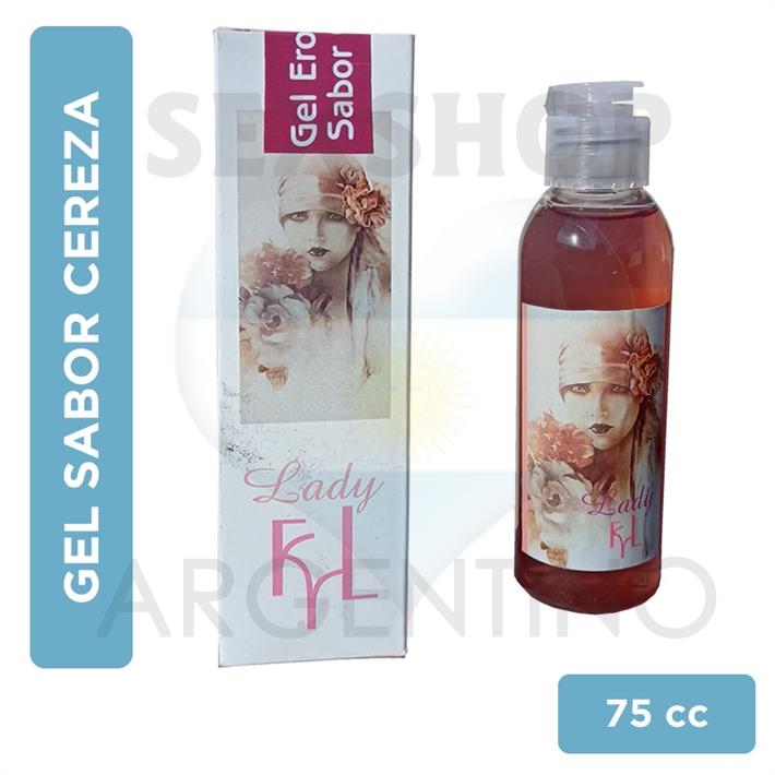 Gel lubricante aroma a cereza 75cc